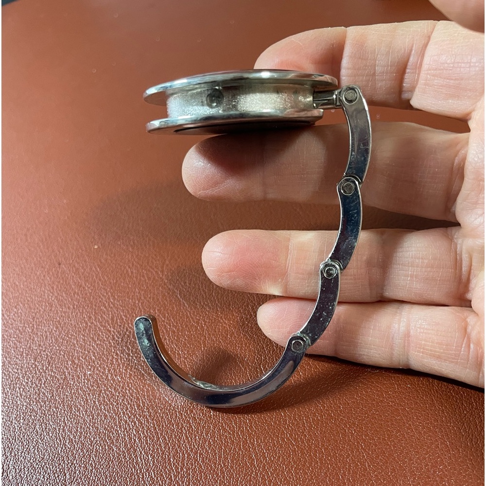 Table purse holder.